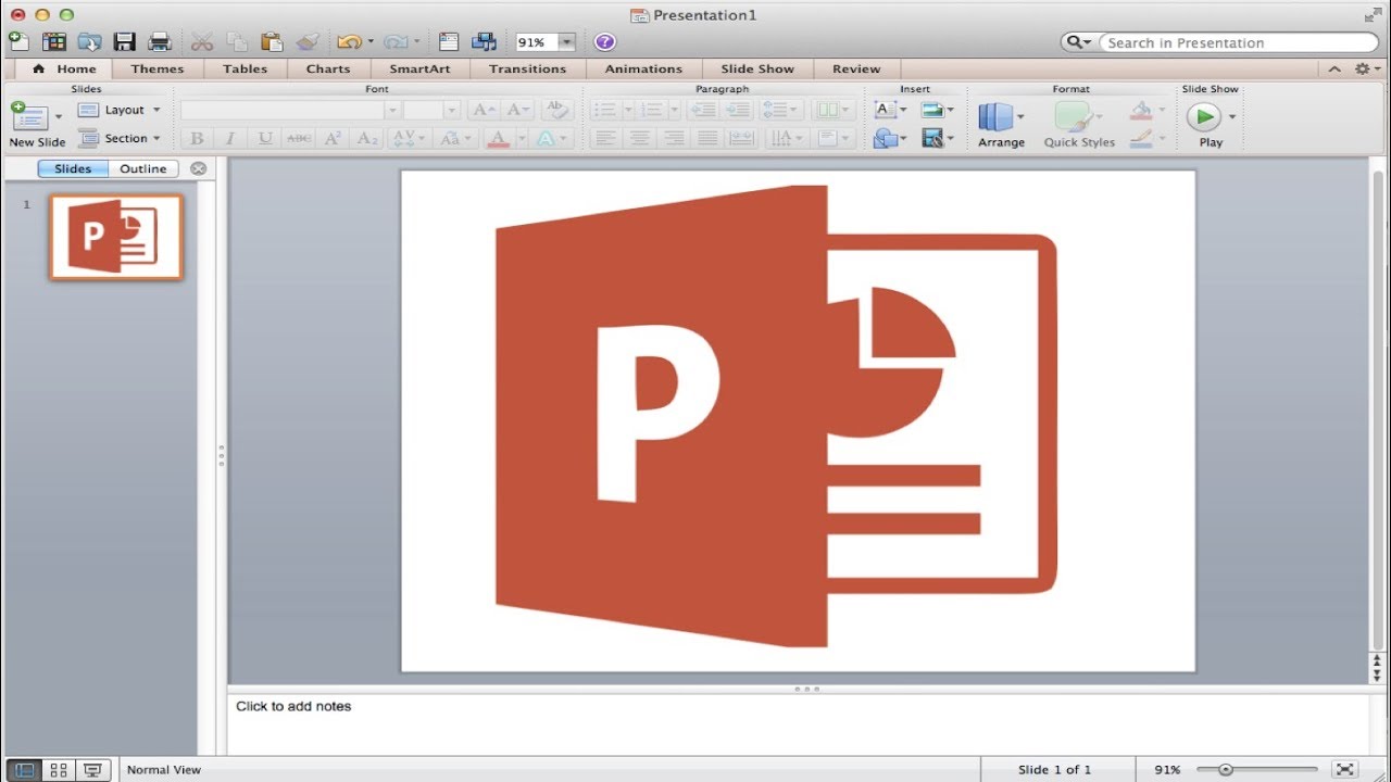 put the squares in powerpoint for mac